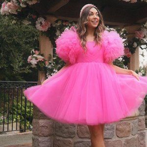 Ava gowns skipper dress barbie hot pink sz creative